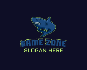 Wild Shark Gaming logo design