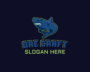 Wild Shark Gaming logo design