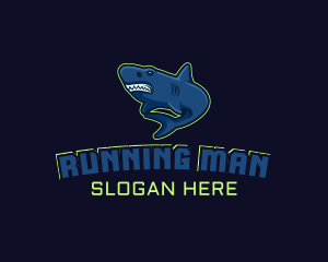 Angry - Wild Shark Gaming logo design