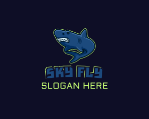 Wild Shark Gaming logo design