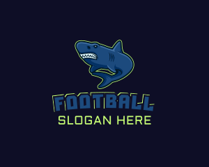 Fish - Wild Shark Gaming logo design