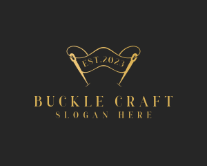 Dressmaking Needle Craft logo design