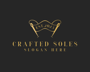 Dressmaking Needle Craft logo design