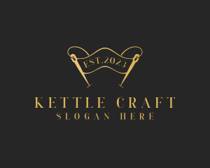 Dressmaking Needle Craft logo design