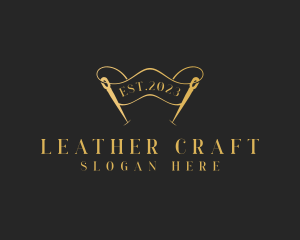 Dressmaking Needle Craft logo design