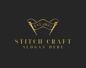 Dressmaking - Dressmaking Needle Craft logo design