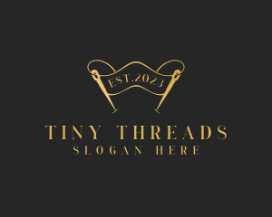 Dressmaking Needle Craft logo design