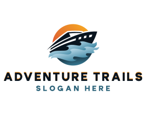 Travel Boat Getaway logo design