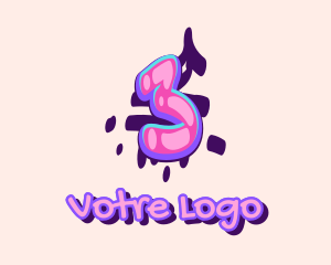 Pop Culture - Pop Graffiti Art Number 3 logo design