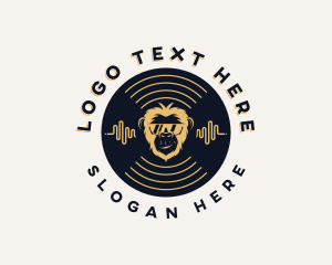 Recording Studio - Monkey Music Record logo design
