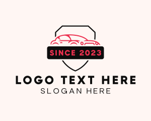 Auto Shop - Sportscar Racing Vehicle logo design