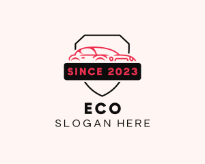 Sedan - Sportscar Racing Vehicle logo design