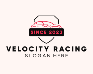 Sportscar Racing Vehicle logo design