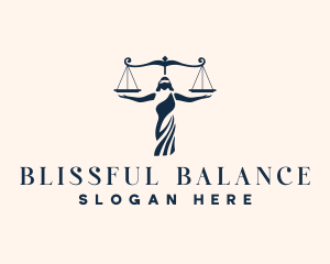 Lady Justice Law Firm logo design