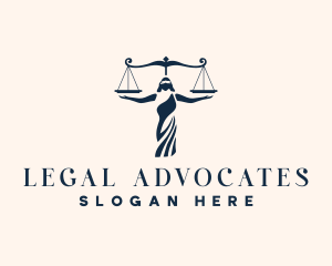 Lady Justice Law Firm logo design