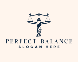 Lady Justice Law Firm logo design