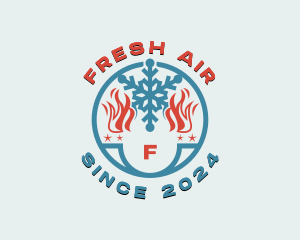 Fire Ice Ventilation logo design