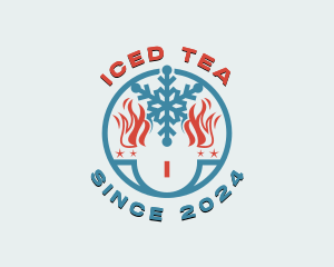 Fire Ice Ventilation logo design