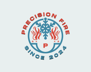 Fire Ice Ventilation logo design