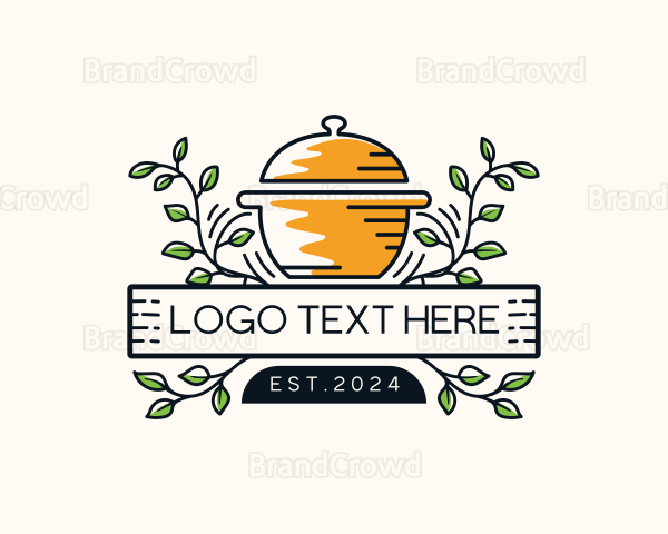 Pot Restaurant Cuisine Logo