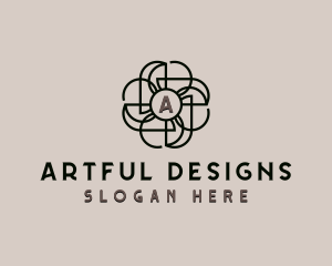 Upscale Floral Luxury logo design