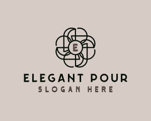 Upscale Floral Luxury logo design