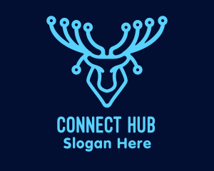 Blue Moose Circuitry logo design