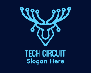 Blue Moose Circuitry logo design