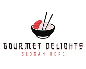 Sashimi Asian Restaurant logo design