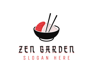 Sashimi Asian Restaurant logo design