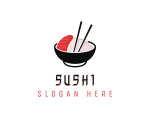 Sashimi Asian Restaurant logo design