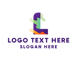 Cleaning - Modern Splash Letter L logo design