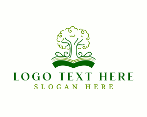 Printing - Book Tree School logo design