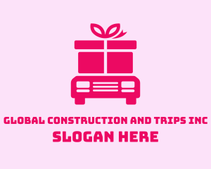 Delivery Gift Truck Logo