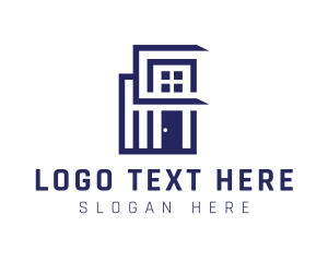 Subdivision - Modern House Property logo design