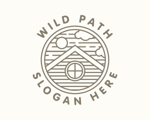 Adventure - Wooden Cabin Adventure logo design