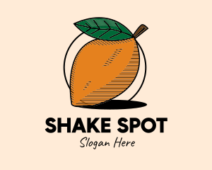 Shake - Rustic Mango Fruit logo design