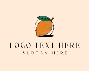 Vintage - Rustic Mango Fruit logo design