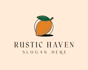 Rustic Mango Fruit logo design