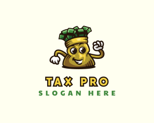 Tax - Accounting Money Sack logo design