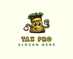 Accounting Money Sack logo design