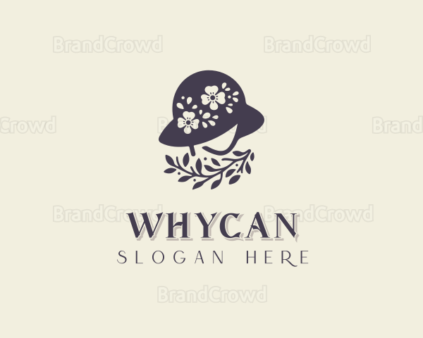 Boutique Flower Hat Logo