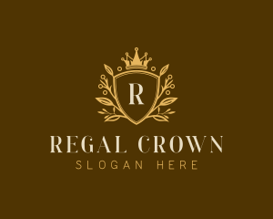 Crown Crest Royalty logo design