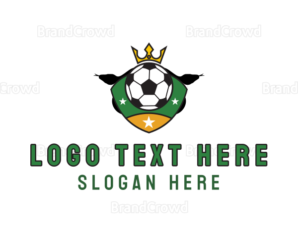 Crown Snake Soccer Logo