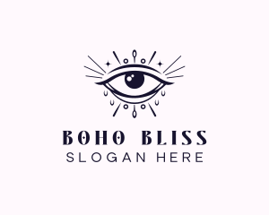 Cosmic Mystical Eye logo design