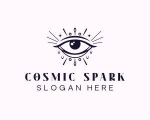 Cosmic Mystical Eye logo design