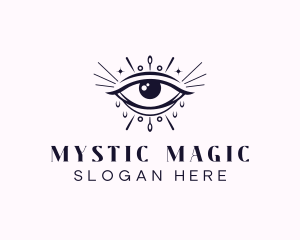 Cosmic Mystical Eye logo design