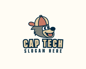 Cap - Happy Bear Cap logo design