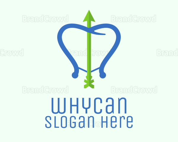 Dental Bow & Arrow Logo