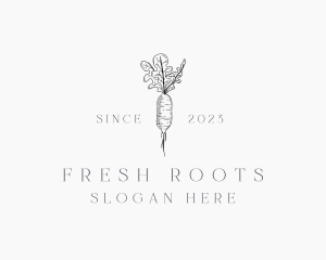 Radish - Radish Plant Farm logo design